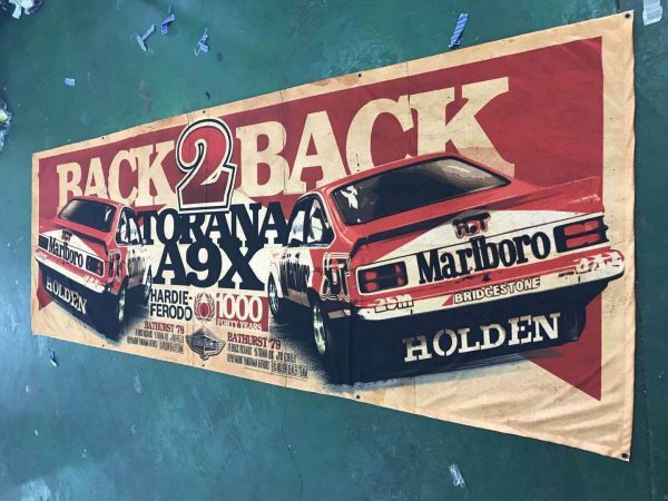 TORANA A9X BACK 2 BACK 3M X 1M BANNER - Image 2