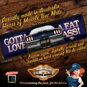 MUSTANG GT BAR MAT