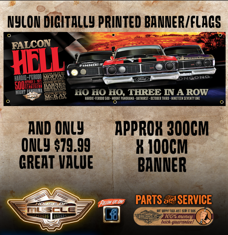 Ford Gtho Falcon Hell Banner