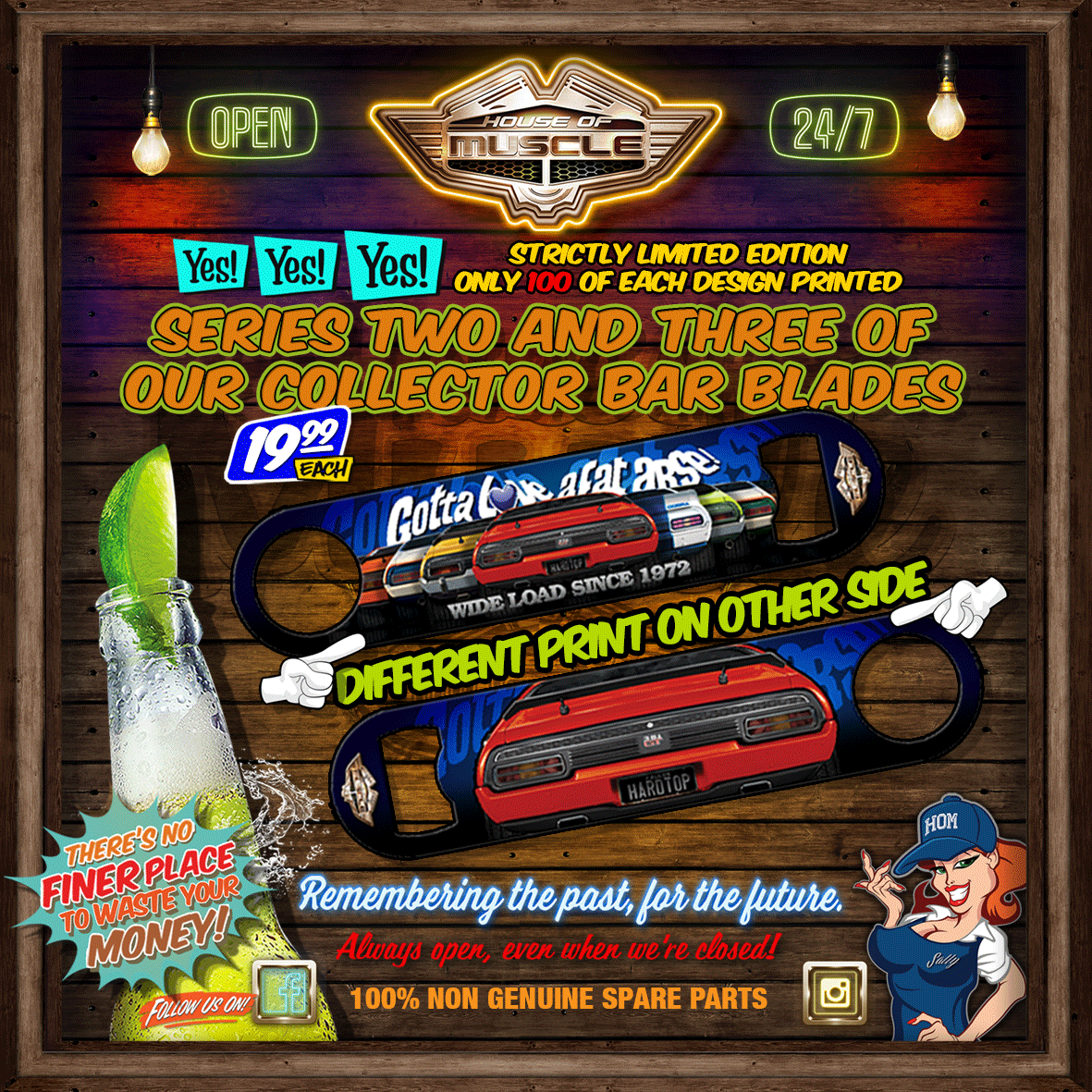 FALCON HARDTOP FAT ARSE BOTTLE OPENER