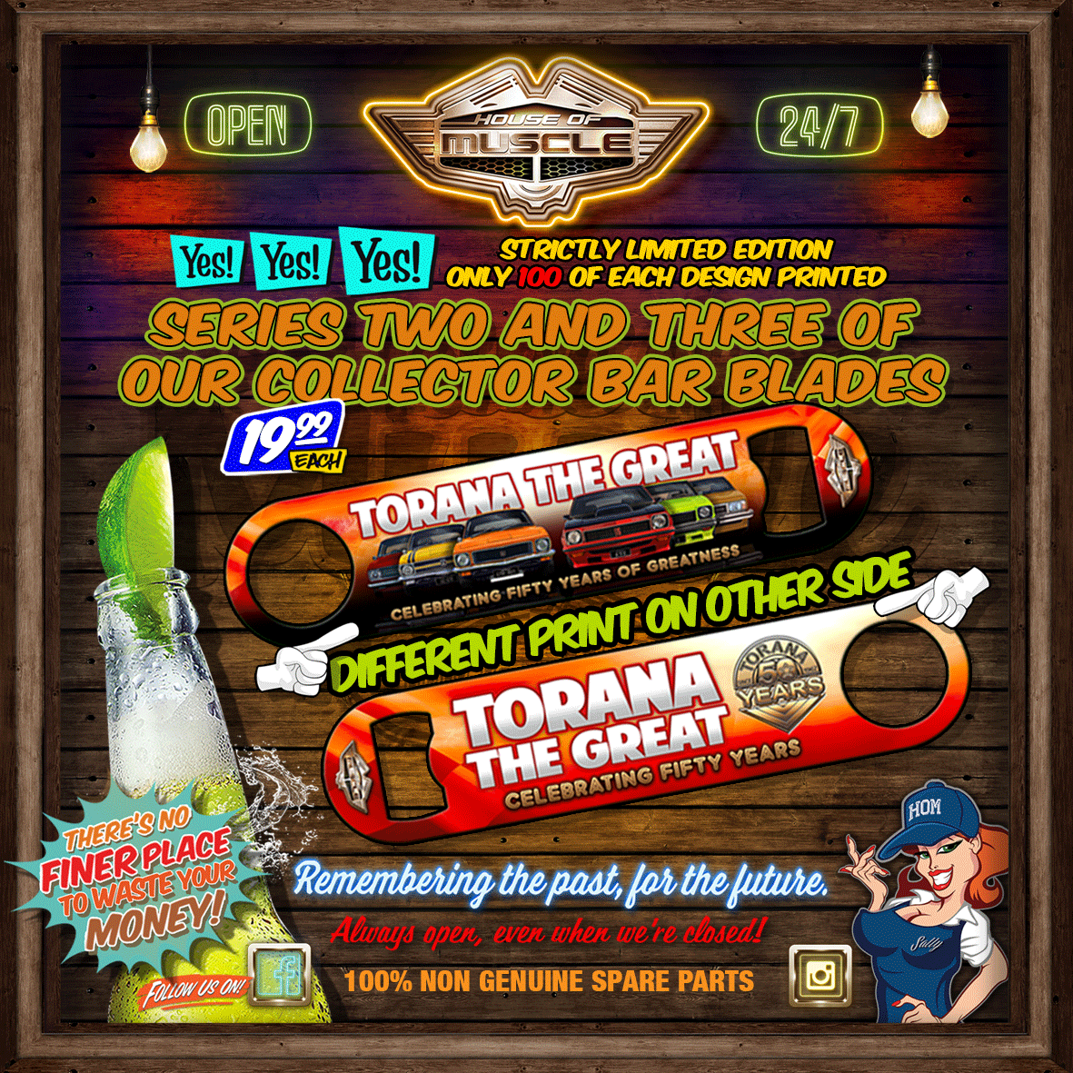 TORANA 50 YEARS BOTTLE OPENER