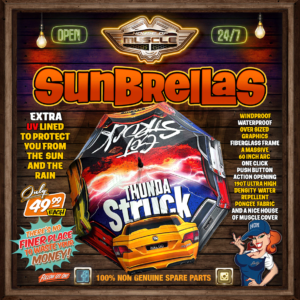 HOLDEN MALOO UV LINED UMBRELLA