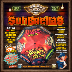 TORANA 50 YEARS UV LINED UMBRELLA