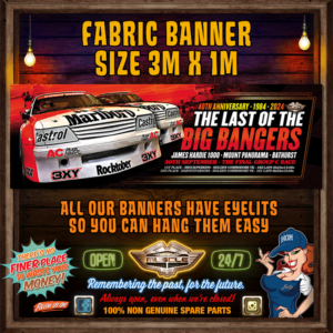 BIG BANGERS FABRIC BANNER