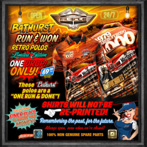 HOLDEN TORANA A9X BATHURST 1979 UNTOUCHABLES SUBLIMATED POLO
