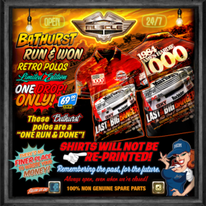 HOLDEN COMMODORE VK BATHURST 1984 BIG BANGERS SUBLIMATED POLO
