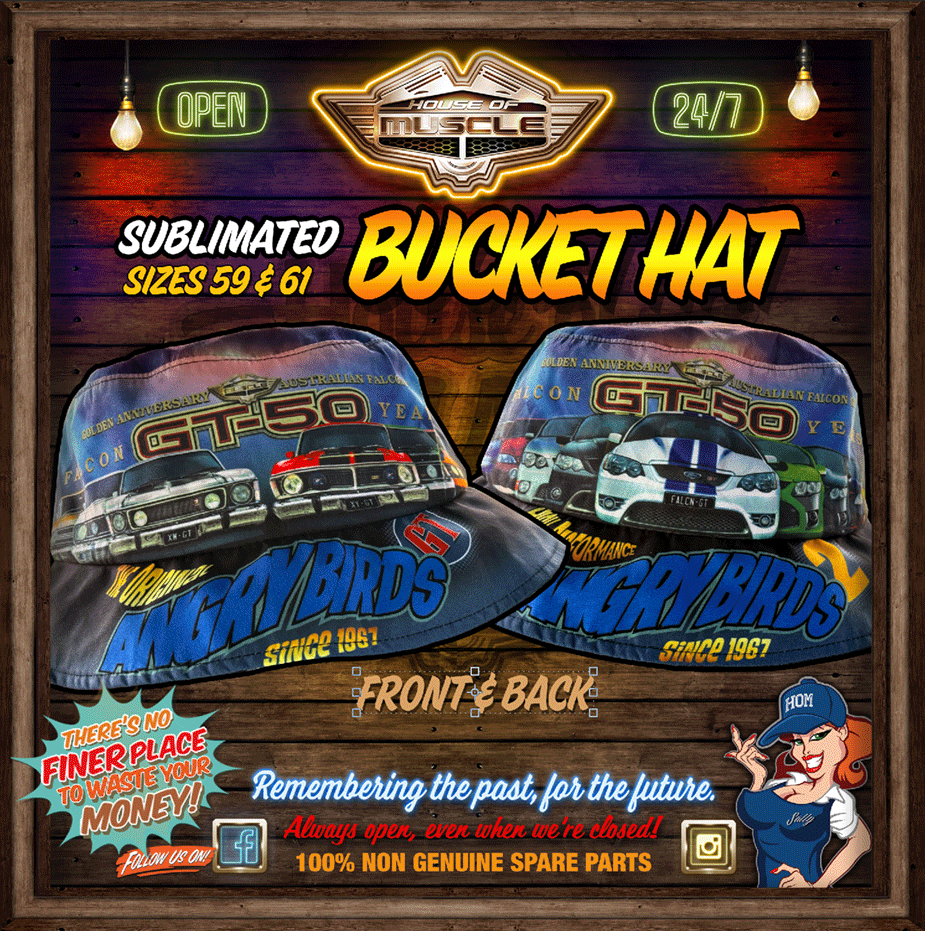 FORD FALCON GT BUCKET HAT