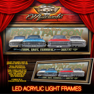 FORD FALCON EARLY BIRDS LED LIGHT UP ACRYLIC USB POWERED - FREE POSTAGE