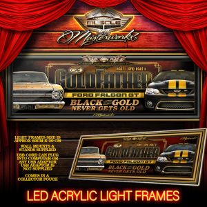 FORD FALCON GT GOLDFATHERS LED LIGHT UP ACRYLIC USB POWERED - FREE POSTAGE