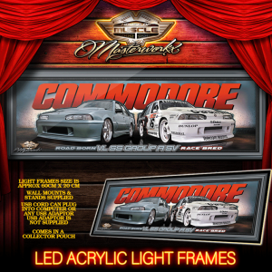 COMMODORE GROUP A SS ROAD N RACE LED LIGHT UP ACRYLIC USB POWERED - FREE POSTAGE