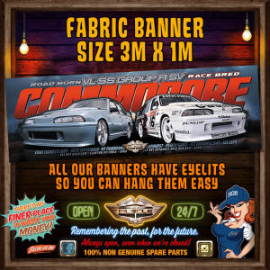HOLDEN WALKINSHAW VL GROUP A SS 3M FABRIC BANNER